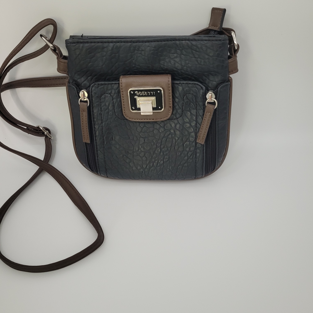 Rosetti Small Brown Pebble Crossbody Bag